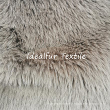 Weft Knitting Luxury Long Pile Artificial Fox Fur